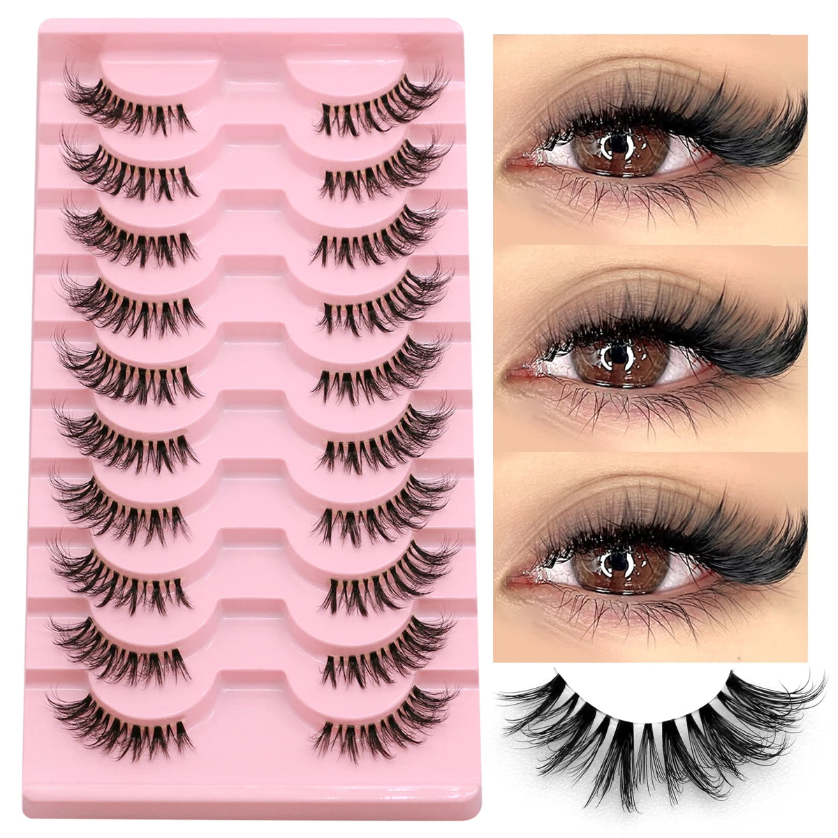 GROINNEYA Luxe Wimpers – De Perfecte Natuurlijke Look met Eenvoudige Brengwijze